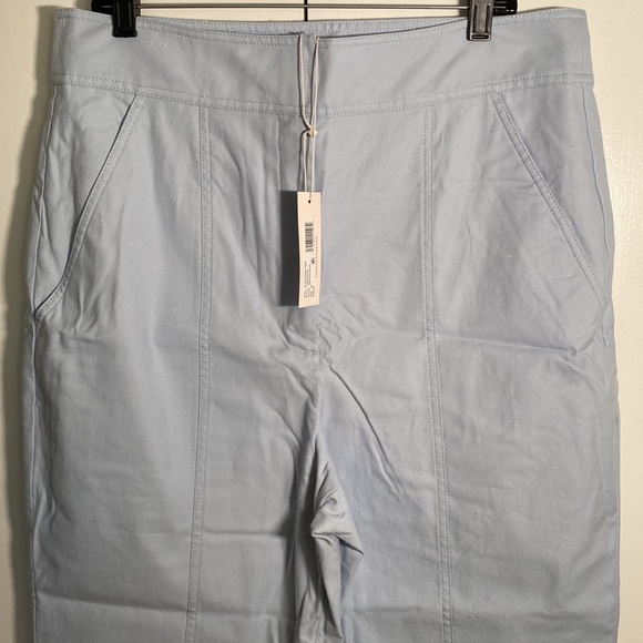 Rebecca Taylor Slub Denim Pant size 16 - Picture 8 of 12